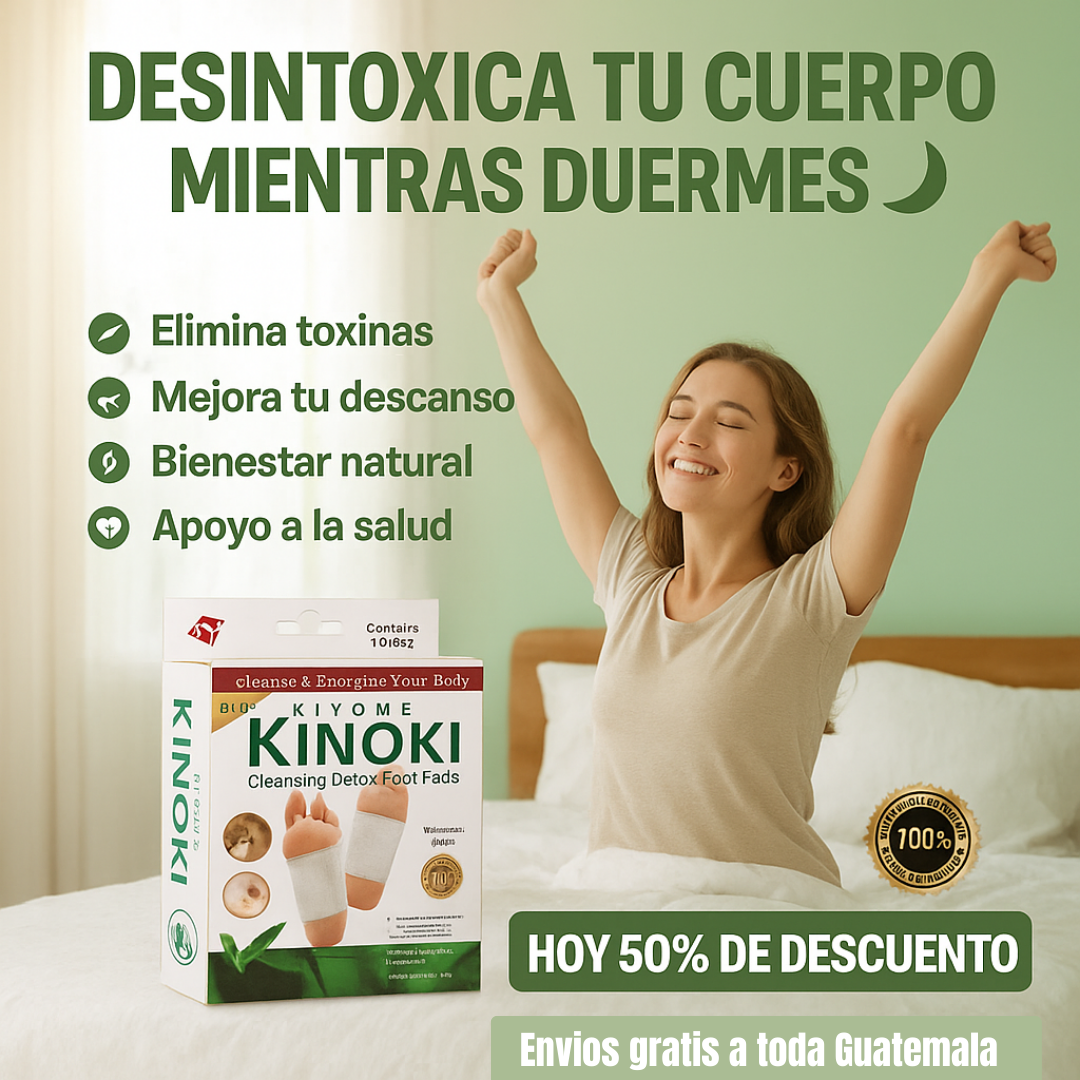 Parche Natural Kinoki X10