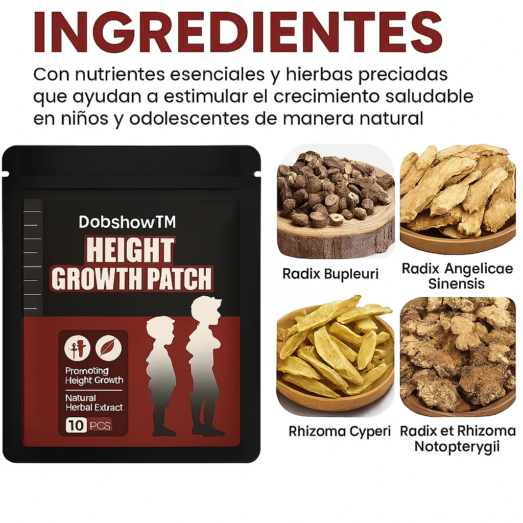 Parches de Crecimiento x10 - Tratamiento no invasivo