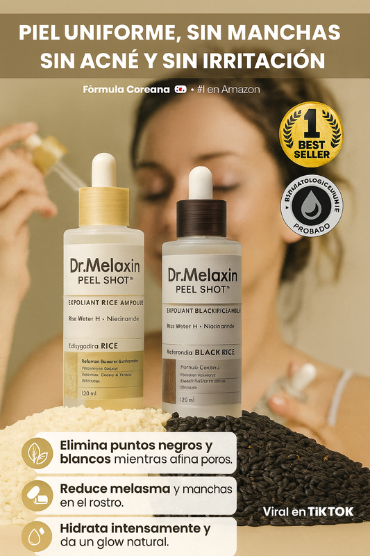 Dr. Melaxin Peel Shot (White Rice + Black Rice) 2x1