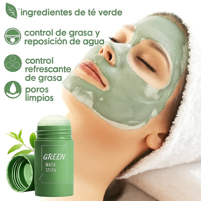 Mascarilla De Té Verde + ¡Obsequio y ENVIO GRATIS!