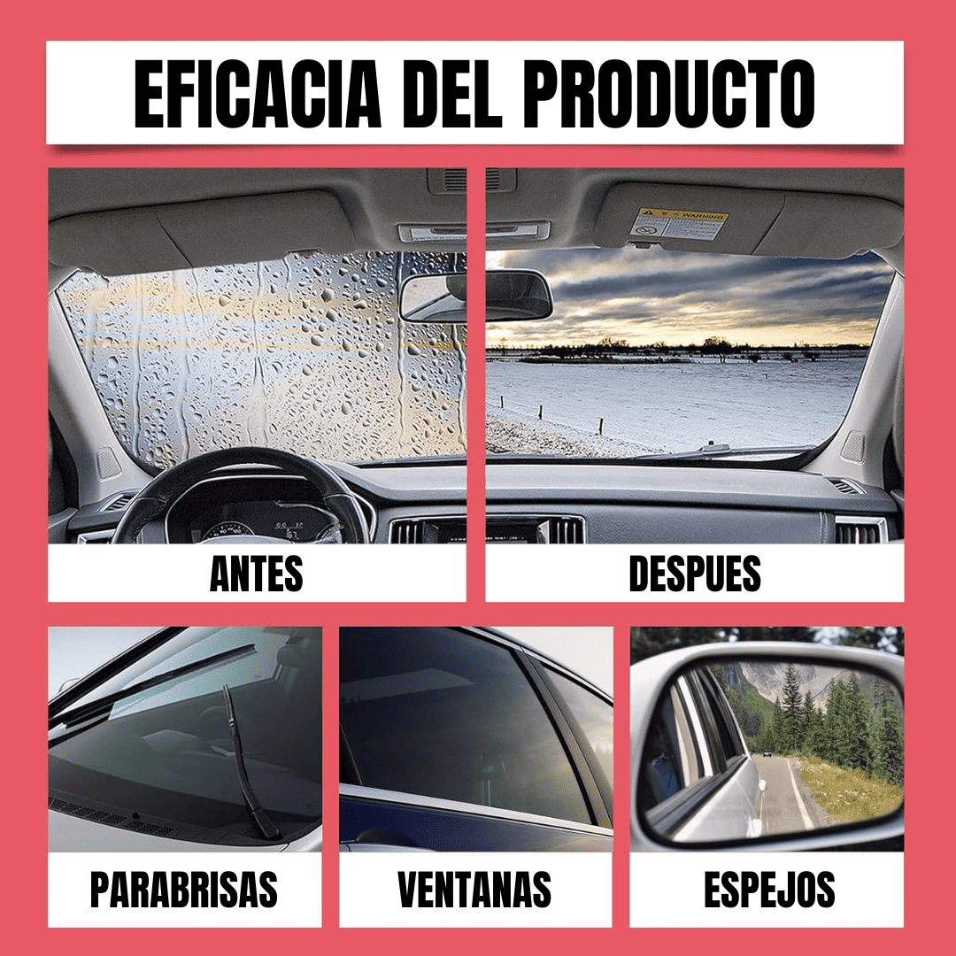 [Promoción  2x1] Limpiador de Vidrios Hidrofóbico