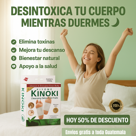 Parche Natural Kinoki X10