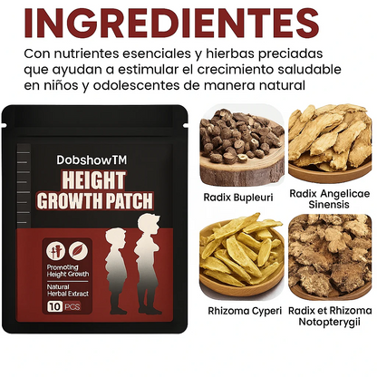 Parches de Crecimiento x10 - Tratamiento no invasivo