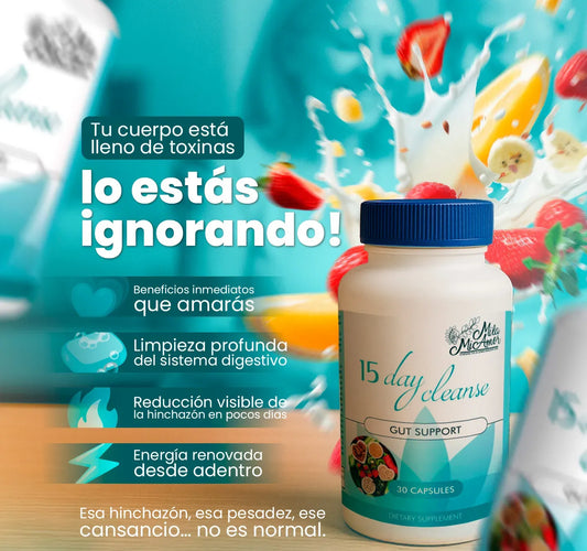 15 Day Cleanse – Desinfla tu abdomen y recupera tu energía