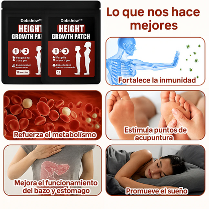 Parches de Crecimiento x10 - Tratamiento no invasivo